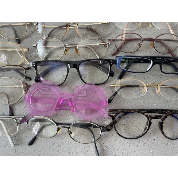 Eyeglasses Eyeglass Frames Only Lot Of 50 Various Brands Mixed Eyewear READ! - Picture 5 of 16